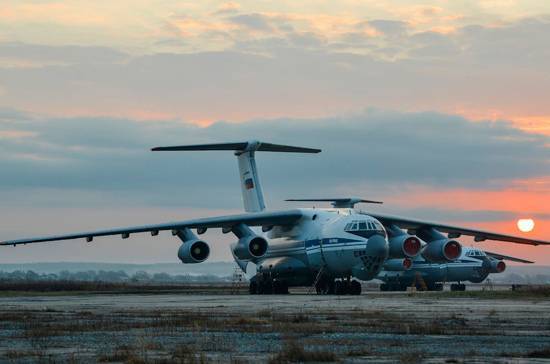 В Италию прибыл четырнадцатый самолёт ВКС России для помощи в борьбе с коронавирусом