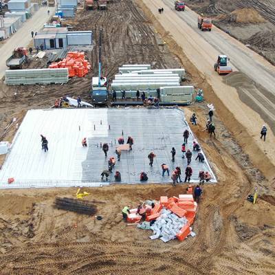 Работы по строительству инфекционной больницы в новой Москве выполнены на 40%