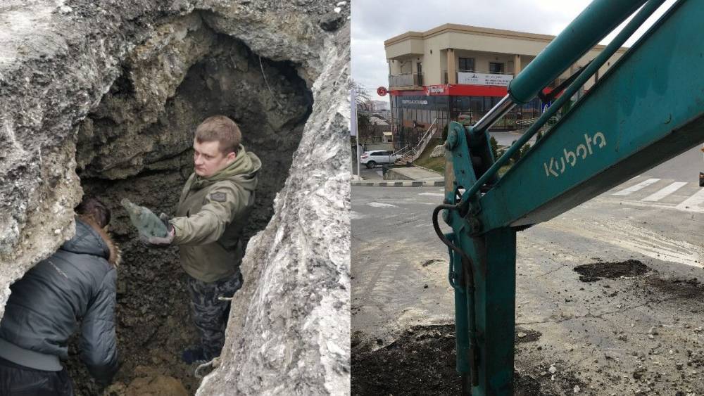 Нацистский бункер нашли под асфальтом в Новороссийске