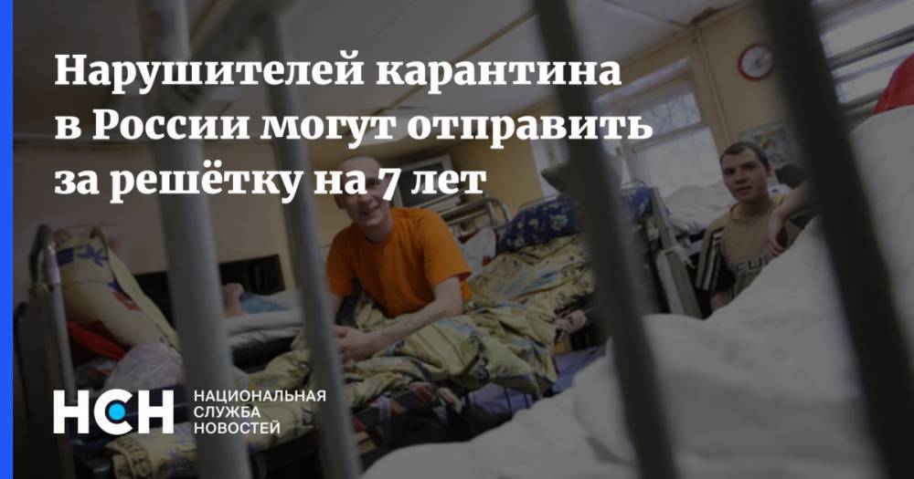 Нарушителей карантина в России могут отправить за решётку на 7 лет