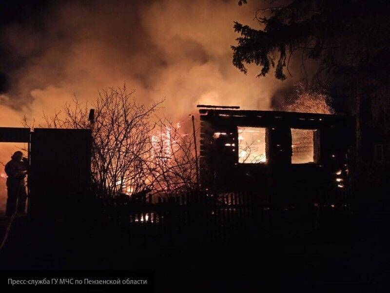 Семь человек погибли при жутком пожаре в частном жилом доме под Пензой