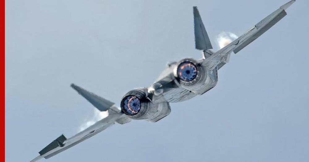 Полет истребителей Су-57 на предельных режимах сняли на видео