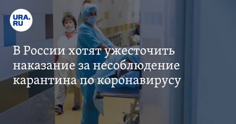 В России хотят ужесточить наказание за несоблюдение карантина по коронавирусу