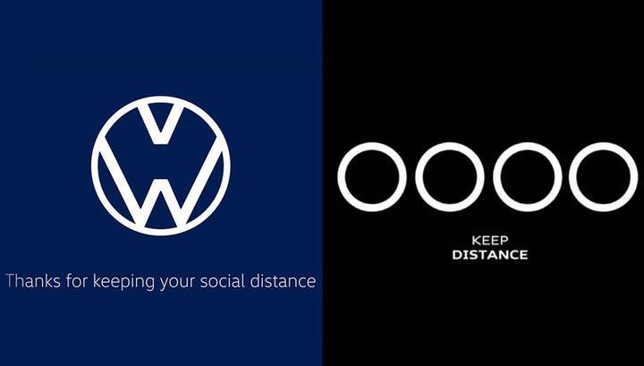 Audi и Volkswagen изменили свои логотипы из-за коронавируса