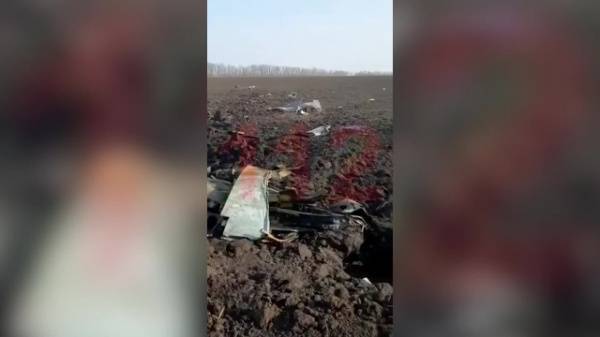 В Краснодарском крае разбился военный самолет. Пилот погиб