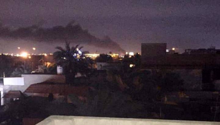 Рядом с посольством США в Багдаде вновь упали ракеты