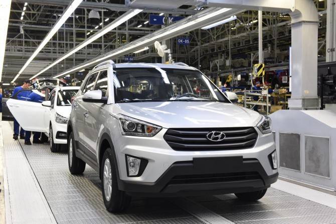 Завод Hyundai в Санкт-Петербурге приостановит работу на одну неделю