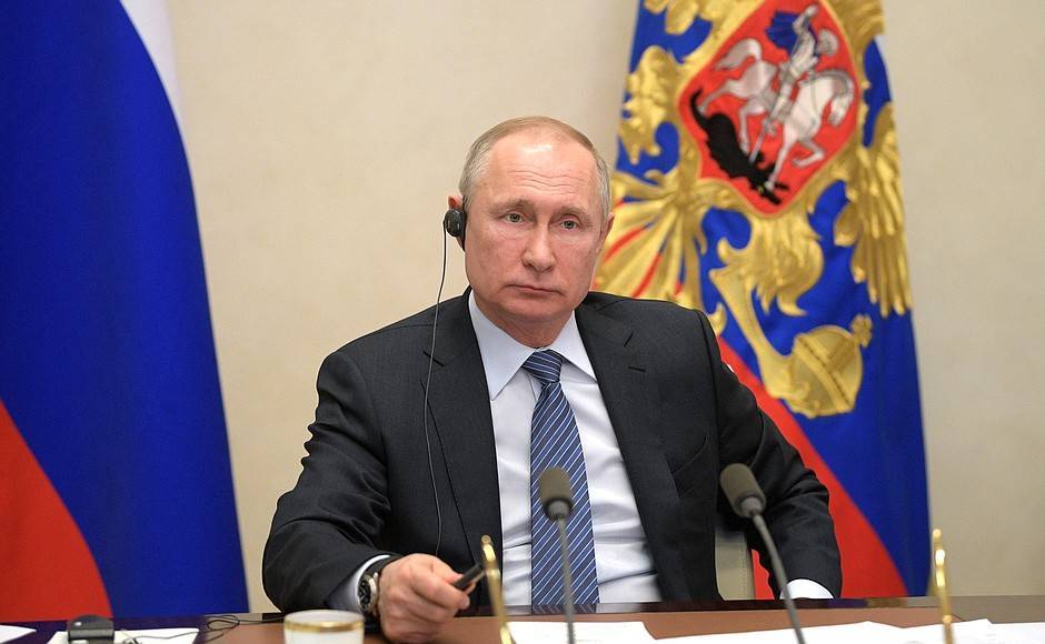 Путин перечислил на саммите G20 меры по борьбе с коронавирусом