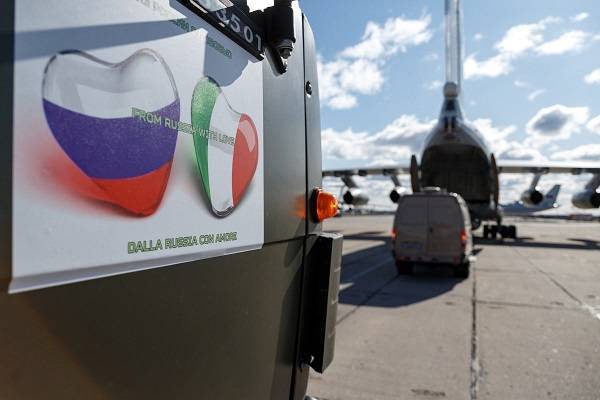 В России отреагировали на статью La Stampa о помощи для Италии