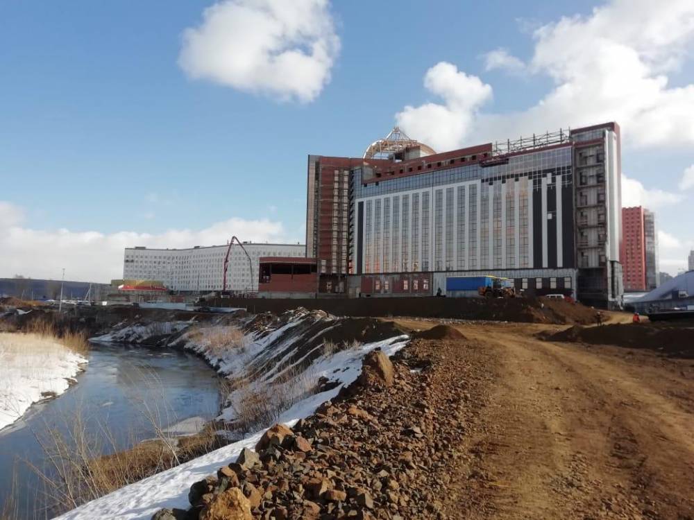 Власти рассказали о ходе строительства кассационного суда в Кемерове