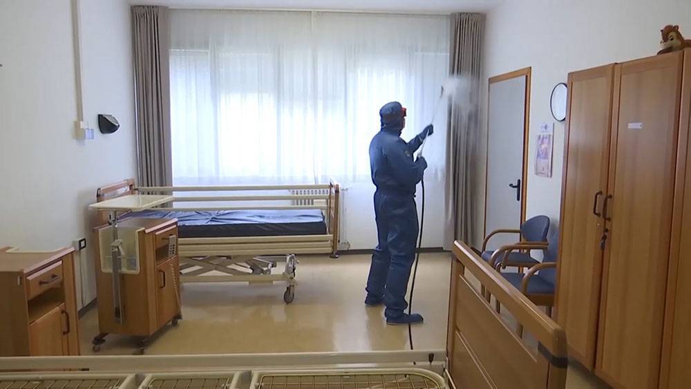 Опубликовано видео работы российских военных врачей в Бергамо