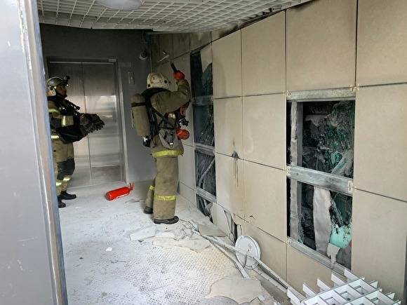 В Екатеринбурге из-за пожара на вокзале эвакуировались 93 человека