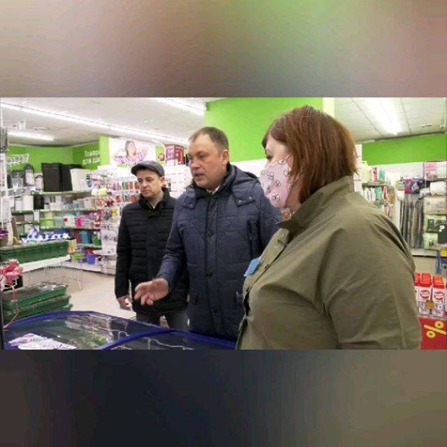 Мэр Кемерова проверил соблюдение мер профилактики коронавируса в магазинах