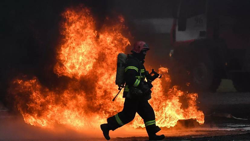 Пожарный погиб при тушении возгорания в Ростове-на-Дону