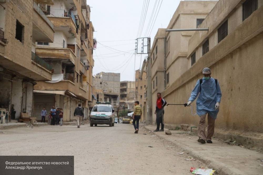 Жители сирийского города Дейр-эз-Зор борются с коронавирусом
