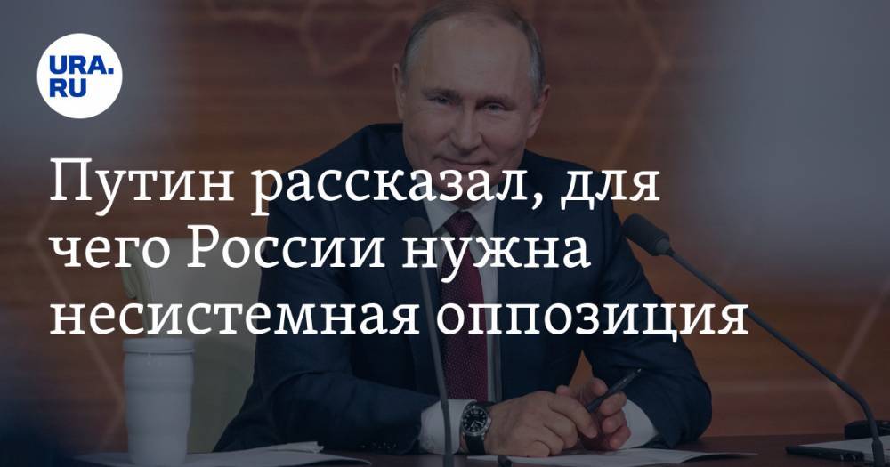 Путин рассказал, для чего России нужна несистемная оппозиция. «Дай ей бог здоровья!»