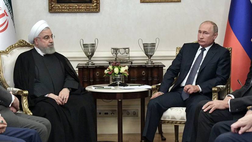 Рухани пригласил Путина на саммит астанинской тройки