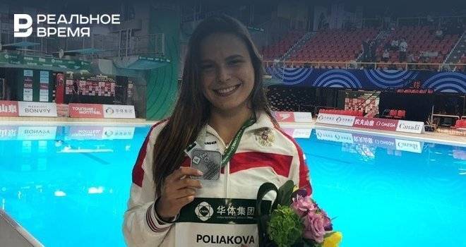 Мария Полякова из СК «Синтез» завоевала две медали на этапе Мировой серии по прыжкам в воду