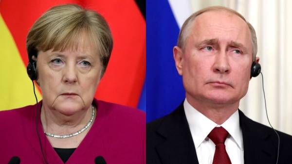 Путин и Меркель выразили надежду на результативность российско-турецкой встречи 5 марта