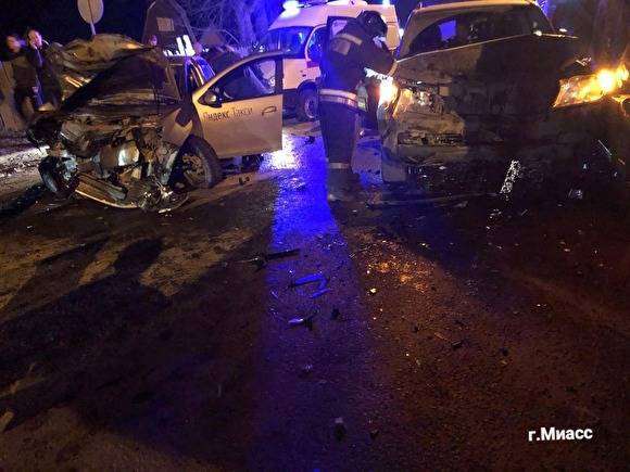В Миассе пьяный водитель «Яндекс.такси» спровоцировал ДТП с четырьмя пострадавшими