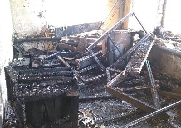 В Челябинской области при пожаре в частном доме погибла женщина-инвалид