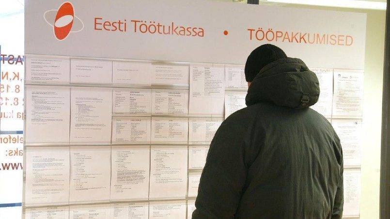 Безработица в Эстонии за месяц выросла на 9%