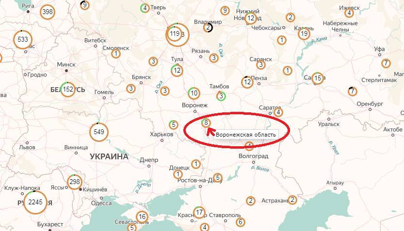 Программисты из Воронежа создали онлайн-карту коронавируса