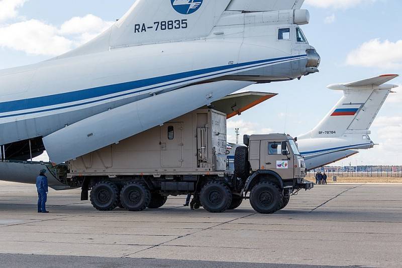 "Самолет Путина" везет в США медицинское оборудование