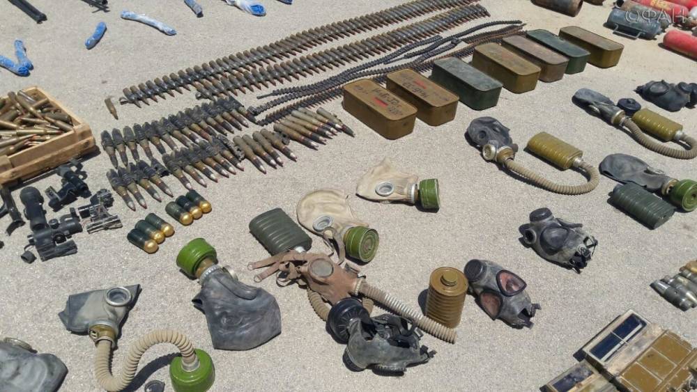 Сирийская армия конфисковала у боевиков произведенное в Турции оружие
