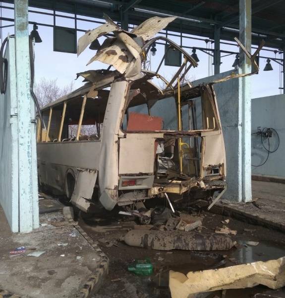 В Челябинске на АЗС взорвалась маршрутка