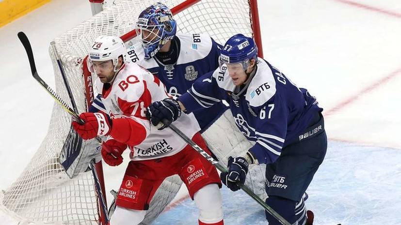 «Динамо» вырвало победу над «Спартаком» и укрепило лидерство в серии плей-офф КХЛ
