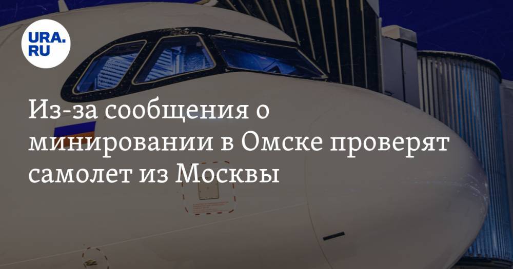 Из-за сообщения о минировании в Омске проверят самолет из Москвы
