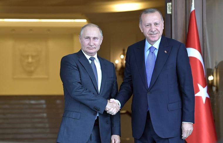Кремль: встреча Путина и Эрдогана пройдёт в формате «один на один»