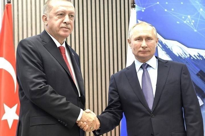 Песков: Путин и Эрдоган встретятся в Кремле один на один