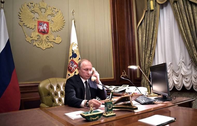 Песков: Путин проведёт международный телефонный разговор