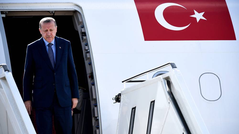 Эрдоган прибыл в Москву на переговоры с Путиным