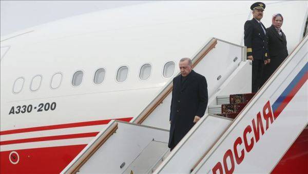 Эрдоган прибыл в Москву на переговоры с Путиным по Сирии