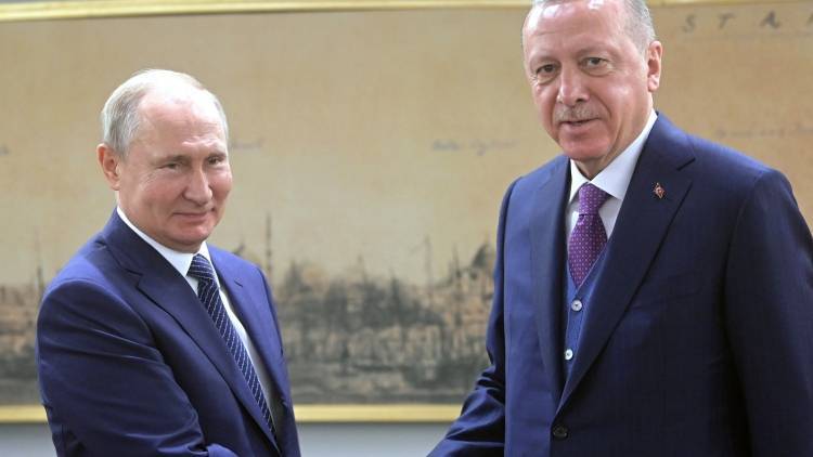 Путин и Эрдоган проводят встречу в Кремле