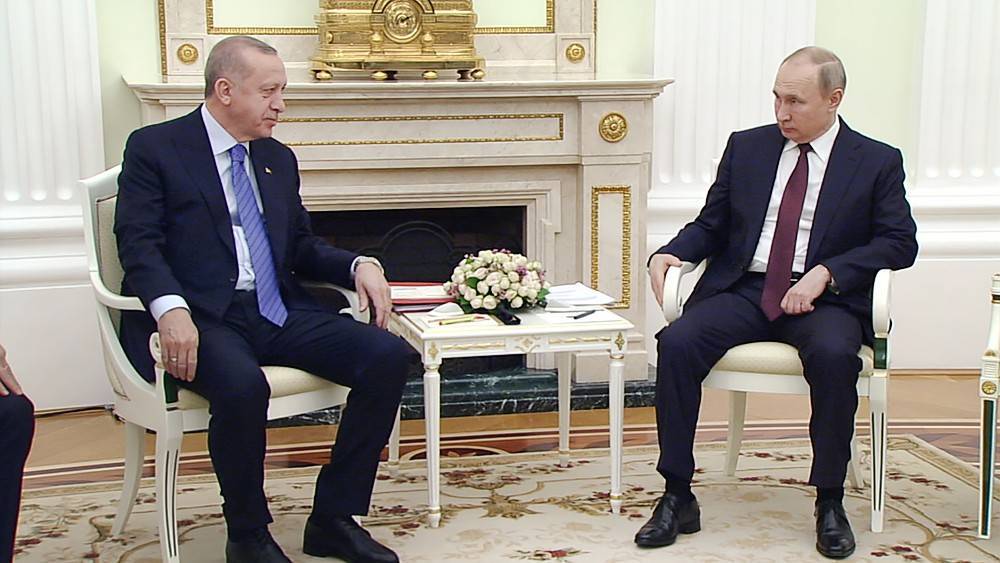 Песков раскрыл детали переговоров Путина и Эрдогана