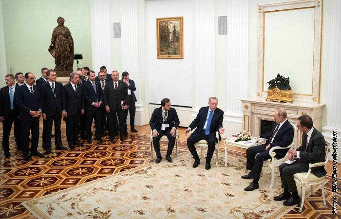 Переговоры Путина и Эрдогана продлились более пяти часов