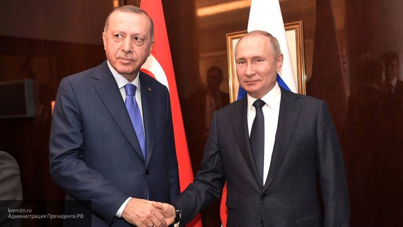 Путин выразил благодарность Эрдогану за решение приехать в Москву
