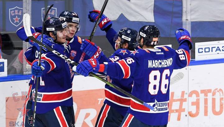 СКА всухую разгромил "Витязь" в третьем матче плей-офф КХЛ