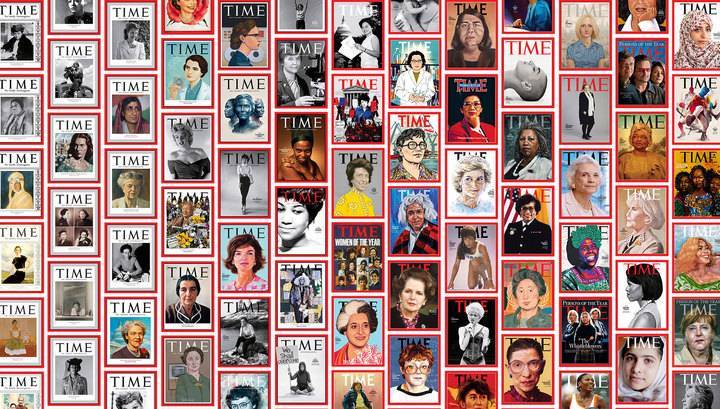 Журнал Time выбрал 100 "женщин года", определивших облик столетия