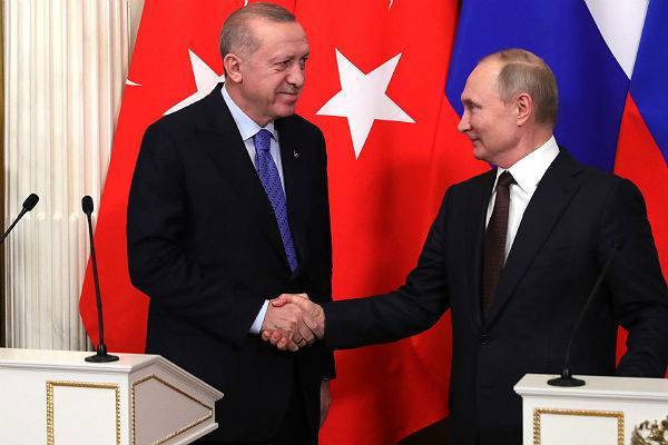 Путин и Эрдоган договорились о перемирии в Сирии
