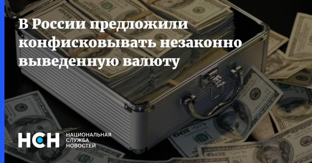 В России предложили конфисковывать незаконно выведенную валюту