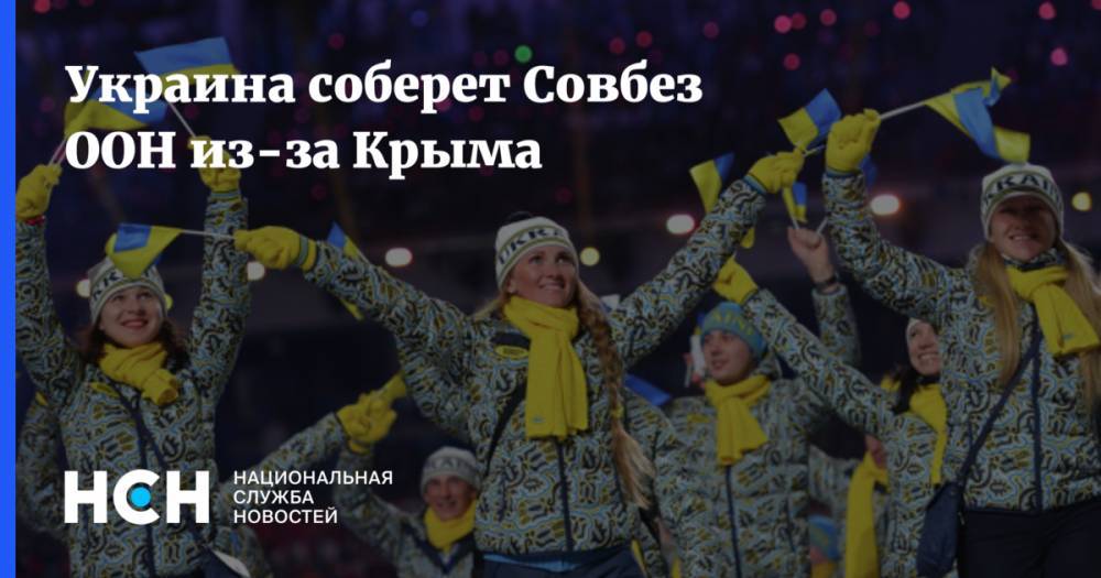 Украина соберет Совбез ООН из-за Крыма