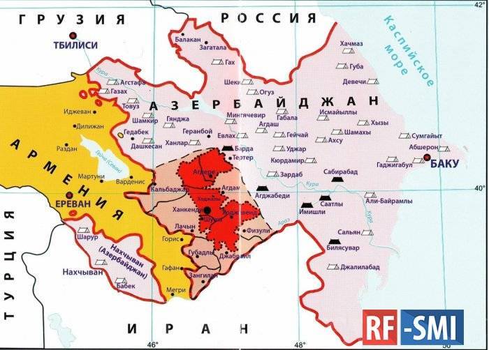 ВС Азербайджана обстреляли армянские позиции на участке Тавуша