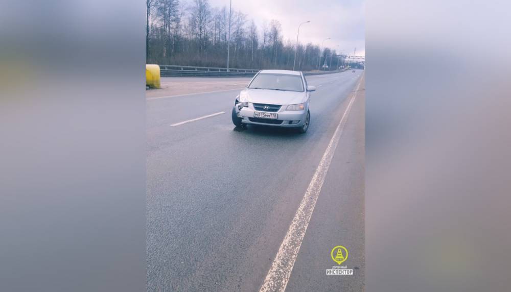 В Ленобласти водитель Hyundai сбил мужчину, пока тот менял колесо своей иномарке