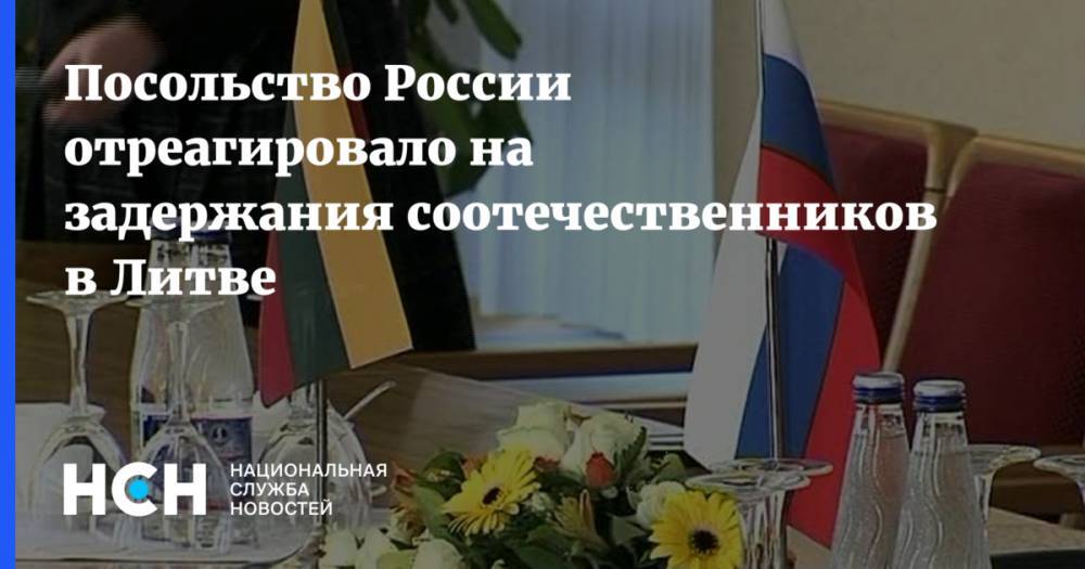 Посольство России отреагировало на задержания соотечественников в Литве