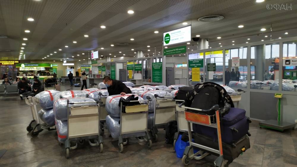 Китайцы массово вывозят маски из России через терминал F аэропорта «Шереметьево»